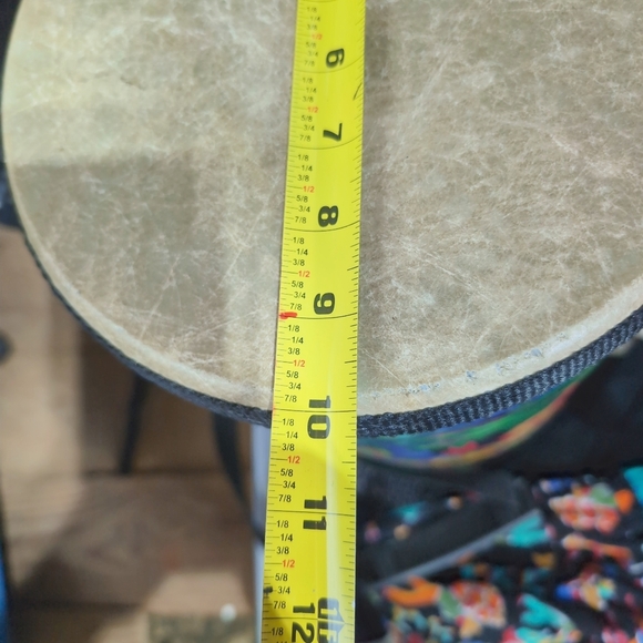 Colorful Remo Drum with Jungle Design 10 Inch X 20 Inch - Picture 8 of 8